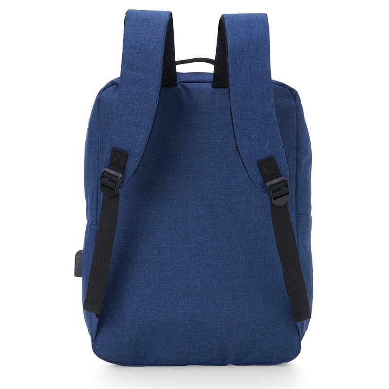 Mochila em Nylon 21 Litros com Saída USB - Azul - Image 5