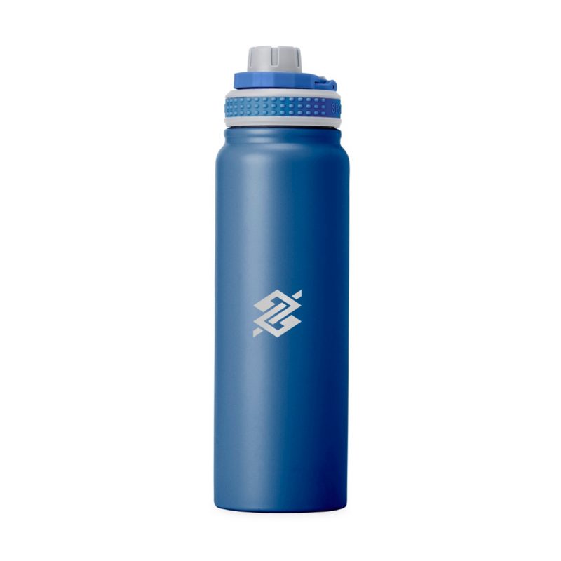 Garrafa Térmica Inox 850 ml com Infusor de Bebidas - Azul