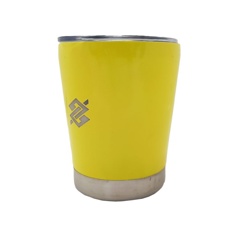 Copo Térmico 300ml  com Tampa Transparente - Amarelo - Image 2